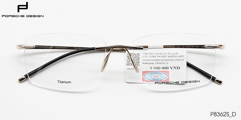 GỌNG KÍNH KHOAN PORSCHE DESIGN P8362S D - Hover
