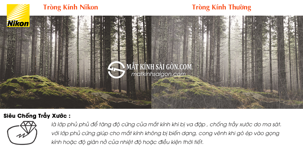 TRÒNG KÍNH PHẲNG 1 MẶT NIKON 1.56 LITE 2AS ECC - Hình 4
