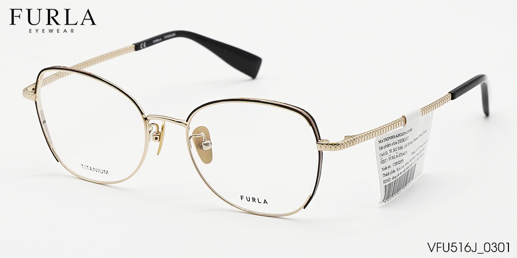 Gọng Kính Furla VFU516J 0301 - Hình 4