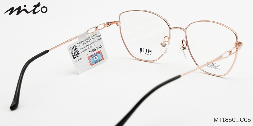 Gọng Kính Nữ Mito B-Titanium MT1860_C06 - Hình 5
