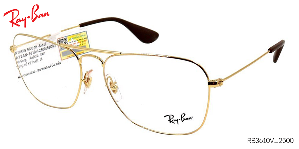 Gọng Kính Hợp Kim Metal RayBan RB3610V_2500