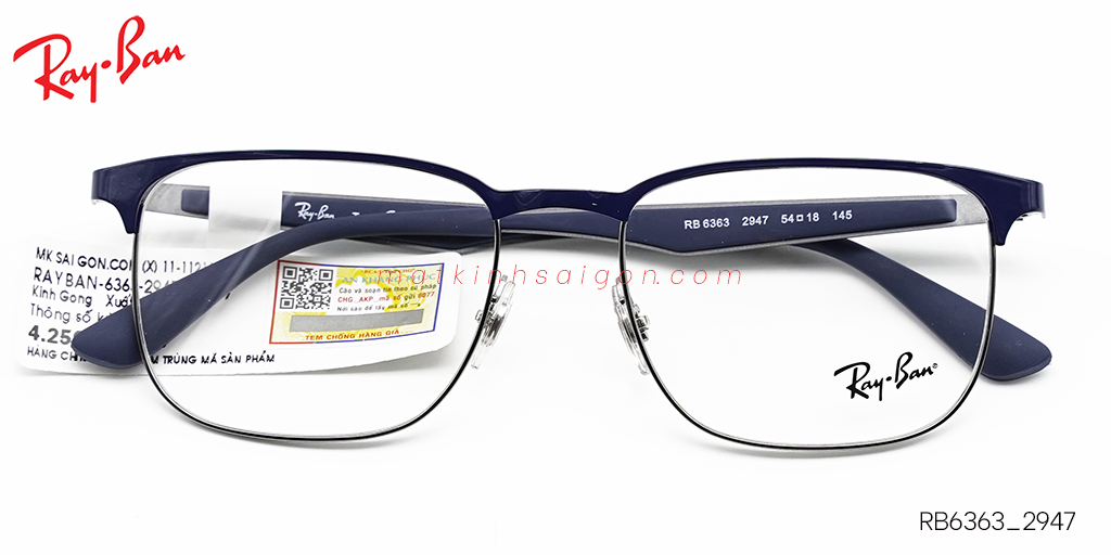 Gọng Kính Hợp Kim Metal RayBan RB6363_2947 - Hover
