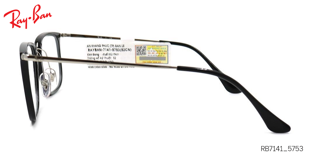 Gọng Kính Nhựa Hợp Kim RayBan RB7141_5753 - Hình 4
