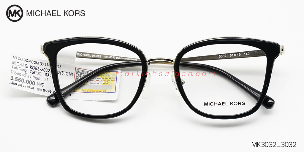 Gọng Kính Micheal Kors MK3032 3032 - Hover