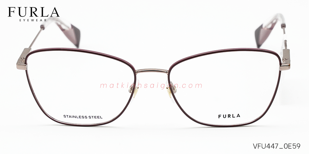 Gọng Kính Furla VFU447 0E59 - Hình 3