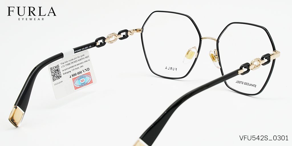 Gọng Kính Furla VFU542S 0301 - Hình 4