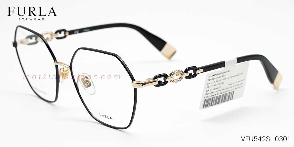 Gọng Kính Furla VFU542S 0301 - Hình 5