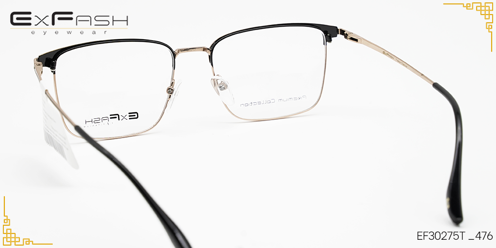 Gọng kính Hợp Kim Exfash EF30275T _476 - Hình 7