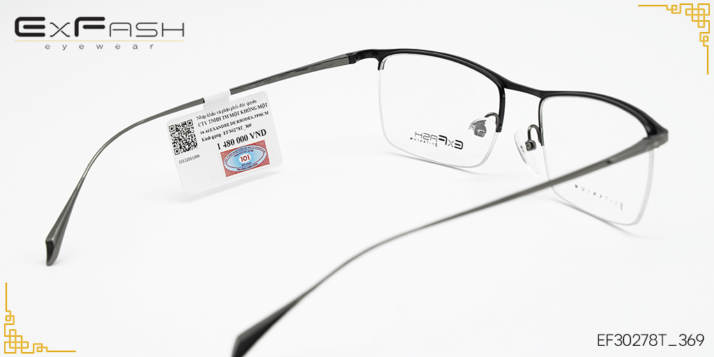 Gọng Kính Exfash EF30278T 369 - Hình 5