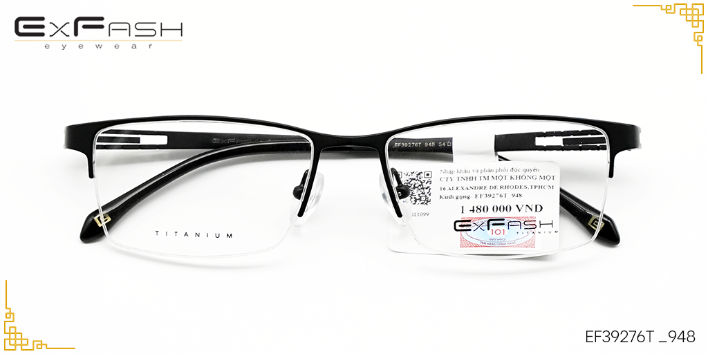 Gọng Kính Exfash EF39276T 948 - Hover