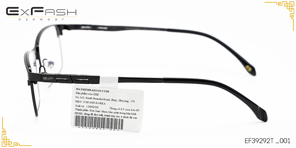 Gọng Kính Exfash EF39292T 001 - Hình 6