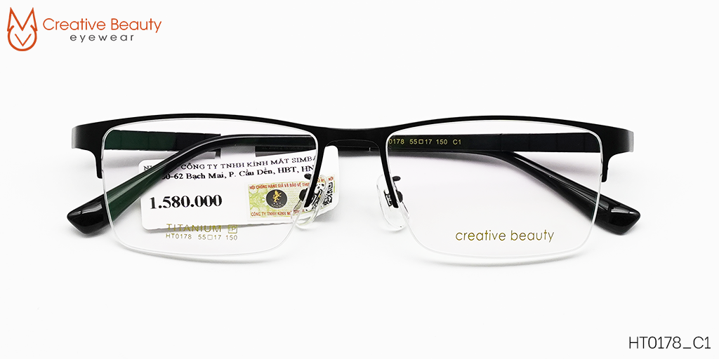 GỌNG KÍNH CREATIVE BEAUTY HT0178 C1 - Hình 2