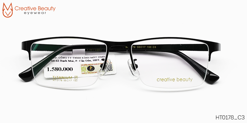 GỌNG KÍNH CREATIVE BEAUTY HT0178 3 - Hover