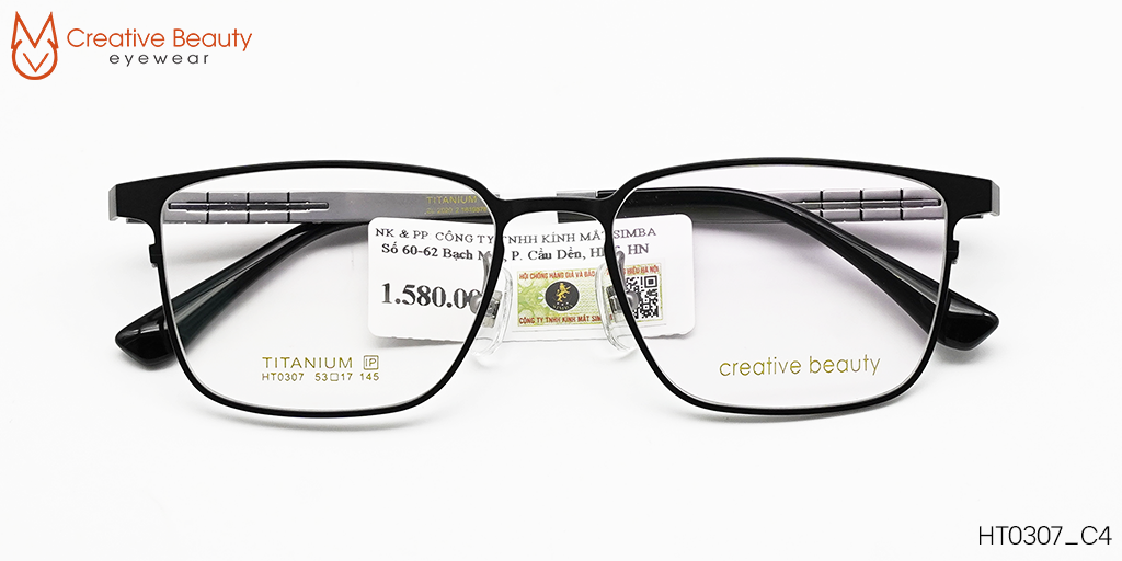 GỌNG KÍNH CREATIVE BEAUTY HT0307 C4 - Hover