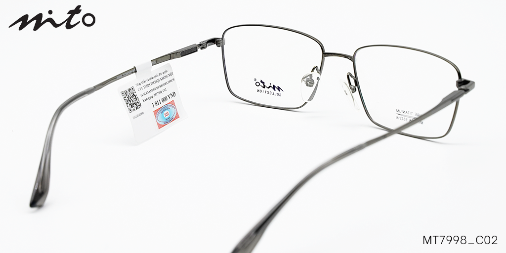 Gọng Kính Mito Pure-Titanium MT7998_C02 - Hình 4