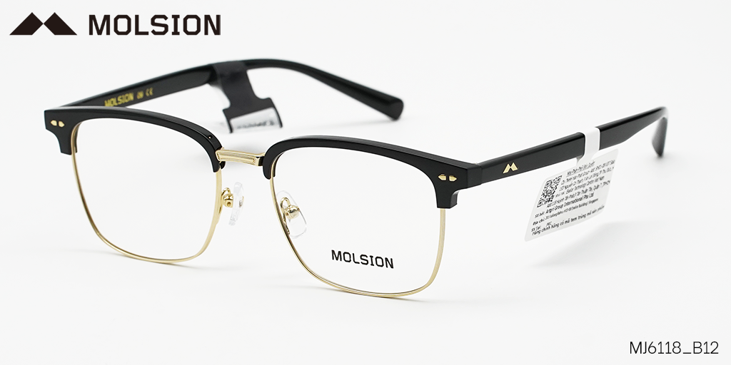 GỌNG KÍNH MOLSION MJ6118 B12 - Hình 4