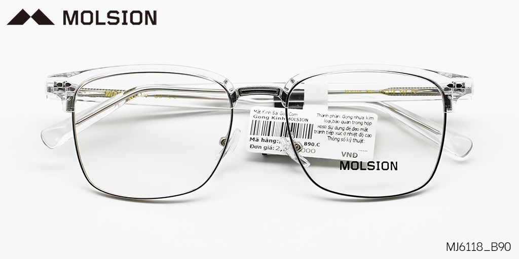 GỌNG KÍNH MOLSION MJ6118 B90 - Hover