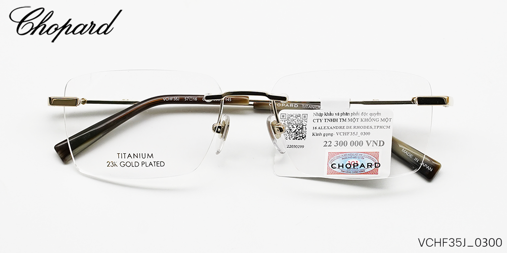 Gọng Kính Chopard VCHF35J 0300 - Hover
