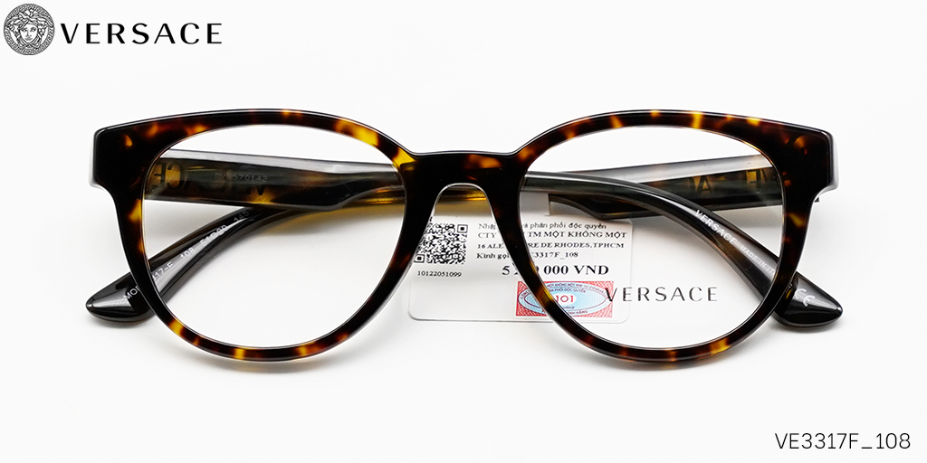 Gọng kính VERSACE VE3317F 108 - Hover