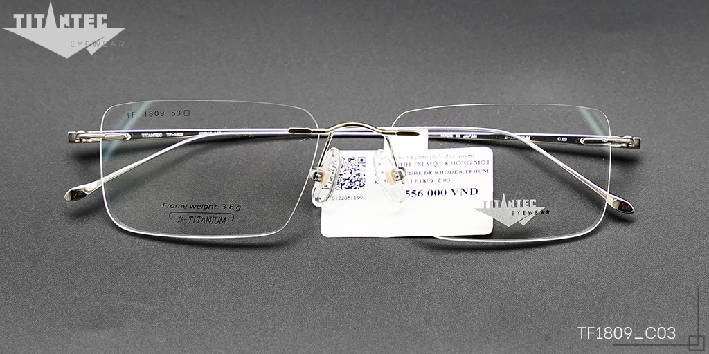 GỌNG KÍNH TITANTEC TF1809_C03 - Hover