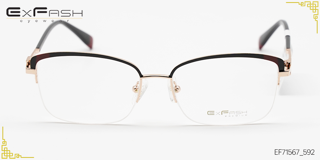 Gọng Kính Hợp Kim Exfash EF71567_592 - Hình 3