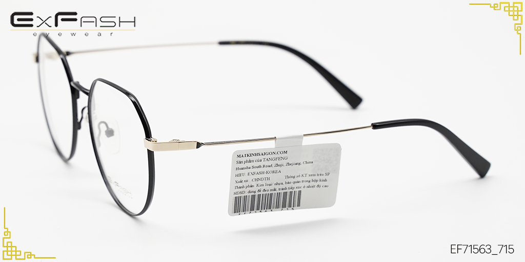 Gọng Kính Hợp Kim Exfash EF71563 715 - Hình 4