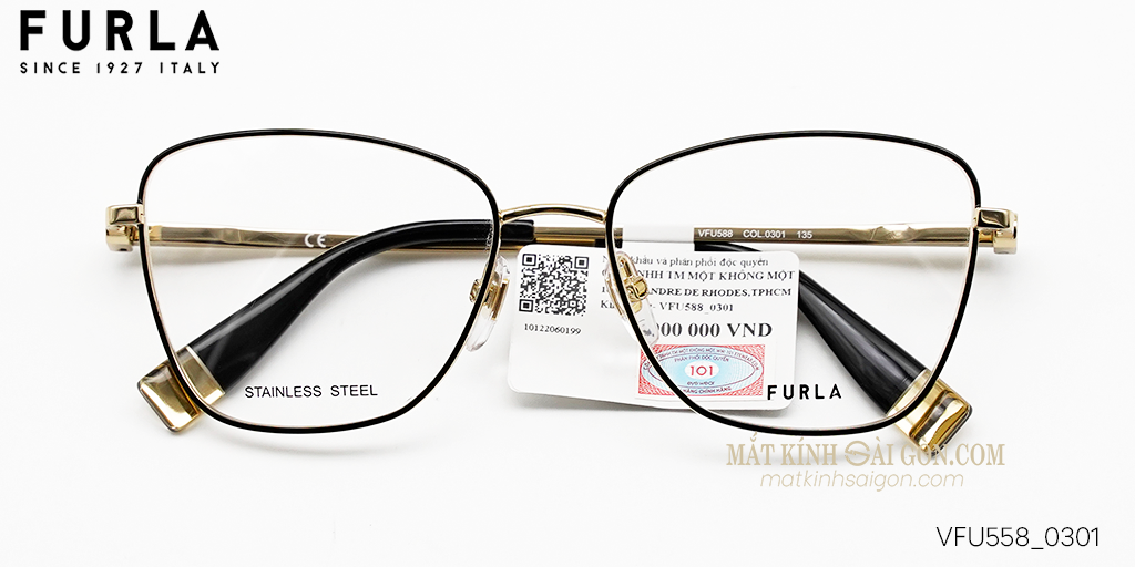 Gọng Kính Furla VFU558 0301 - Hover