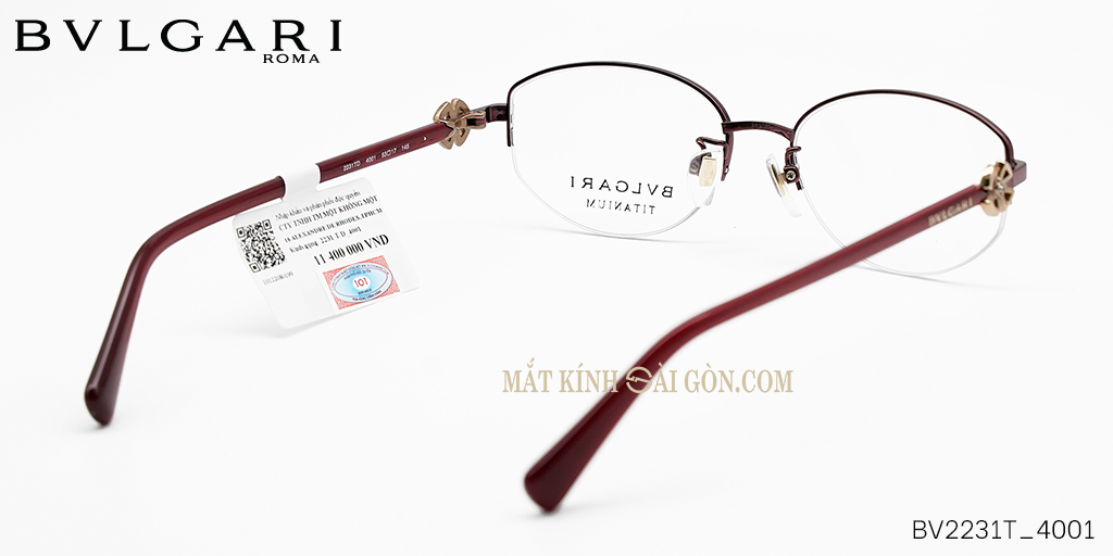 Gọng Kính BVLGARI BV2231T 4001 - Hình 5