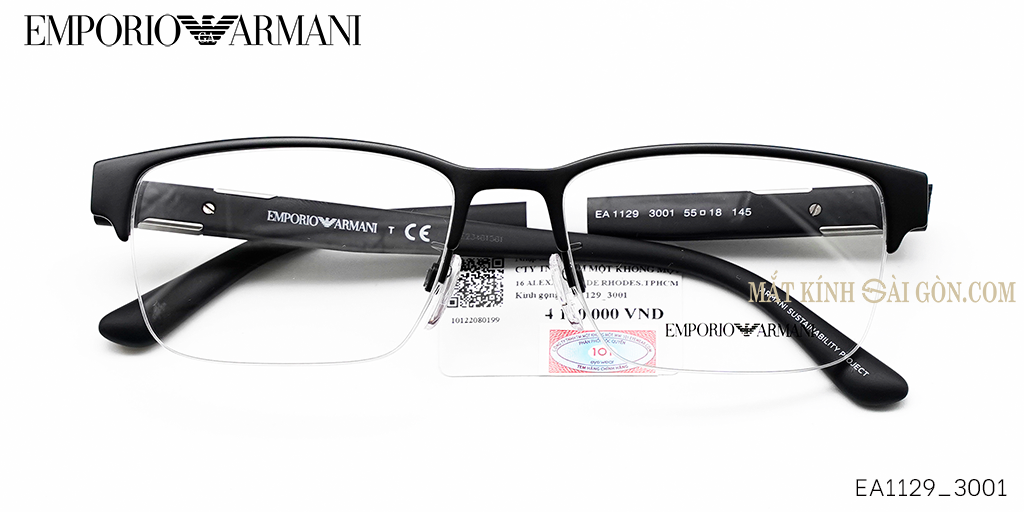 GỌNG KÍNH EMPORIO ARMANI EA1129 3001 - Hover
