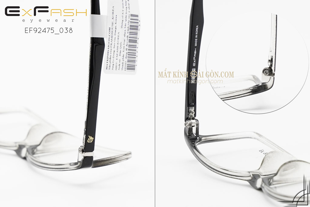 Gọng Kính Nhựa ExFash EF92475 038 - Hình 4