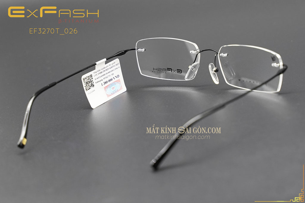 Gọng Kính Khoan Exfash EF32270T 026 - Hình 4