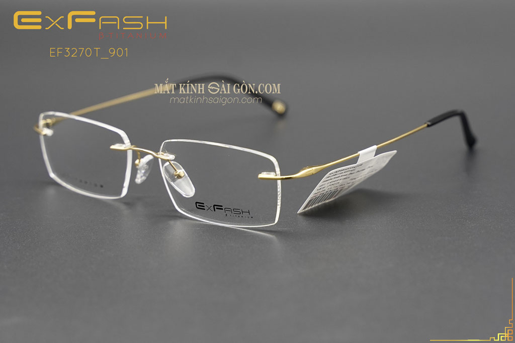 Gọng Kính Khoan Exfash EF32270T 901 - Hình 5