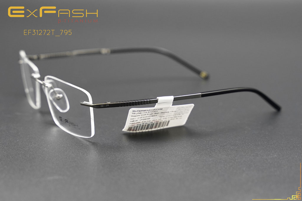Gọng Kính Khoan Exfash EF31272T 795 - Hình 5