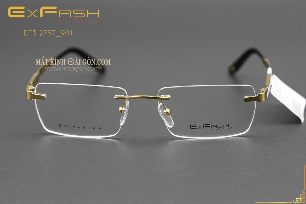 Gọng Kính Khoan Exfash EF31275T 901 - Hover