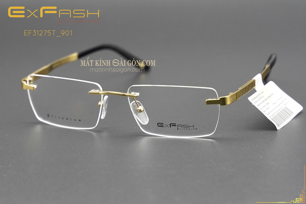 Gọng Kính Khoan Exfash EF31275T 901 - Hình 5