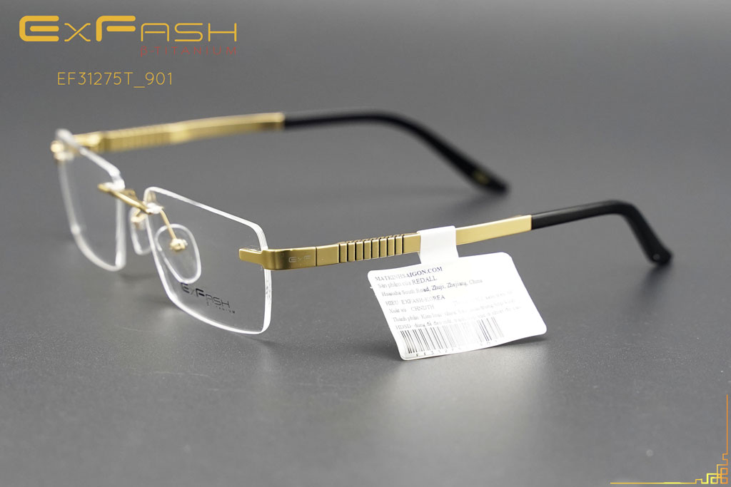 Gọng Kính Khoan Exfash EF31275T 901 - Hình 6