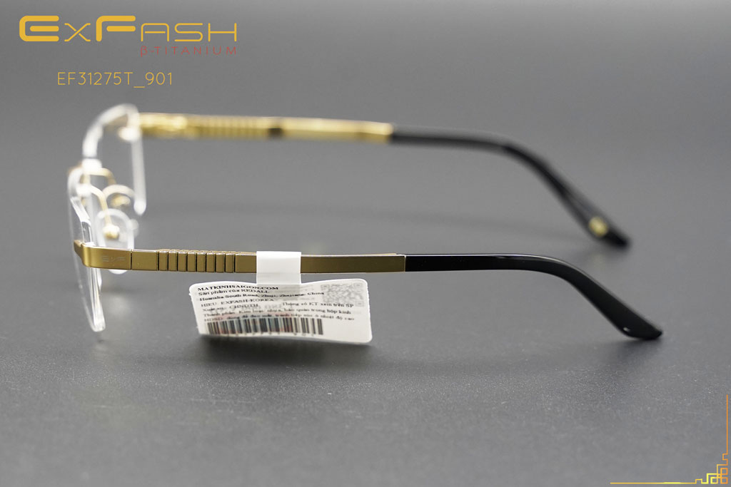 Gọng Kính Khoan Exfash EF31275T 901 - Hình 7