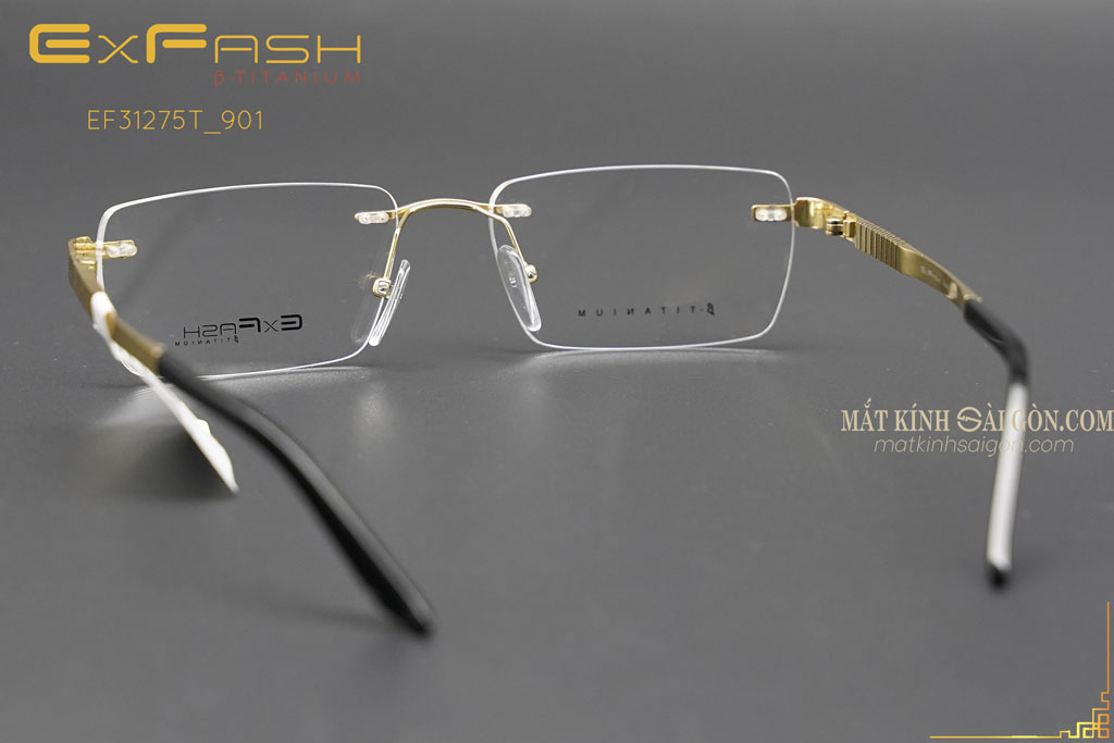 Gọng Kính Khoan Exfash EF31275T 901 - Hình 3