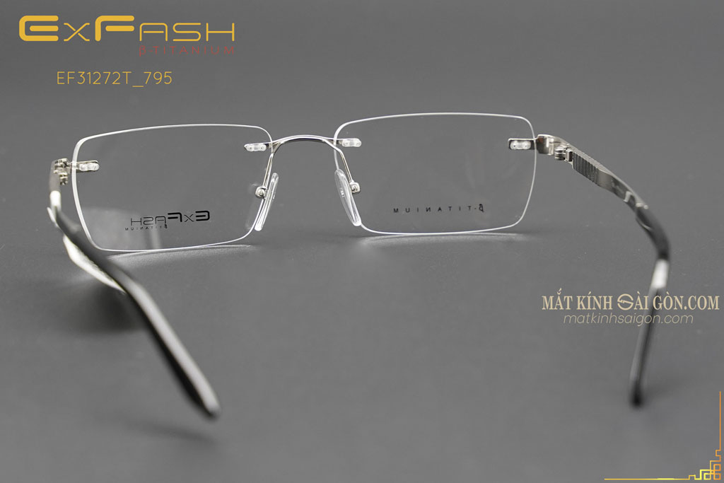 Gọng Kính Khoan Exfash EF31275T 905 - Hình 3