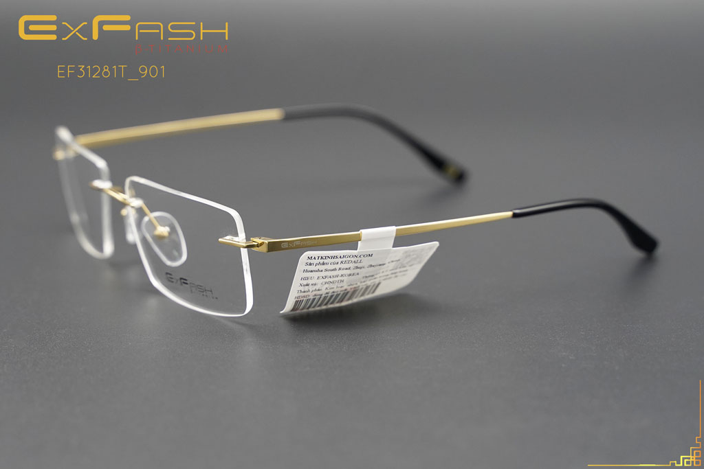 Gọng Kính Khoan Exfash EF31281T 901 - Hình 6