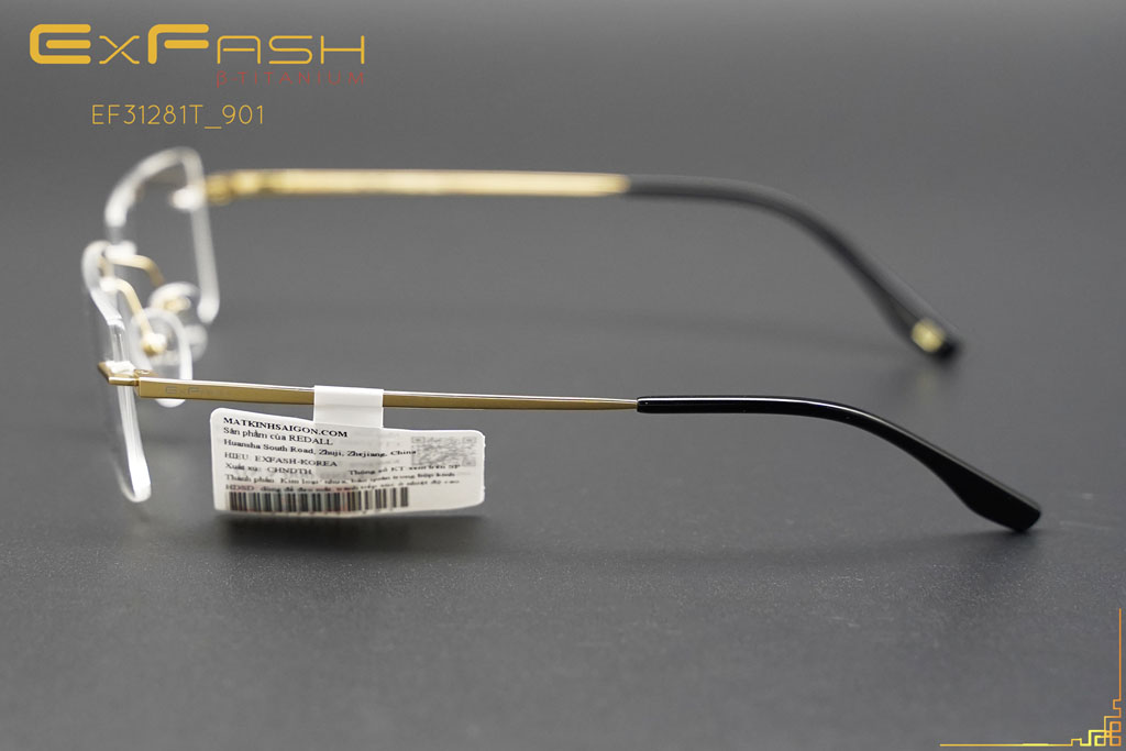 Gọng Kính Khoan Exfash EF31281T 901 - Hình 7