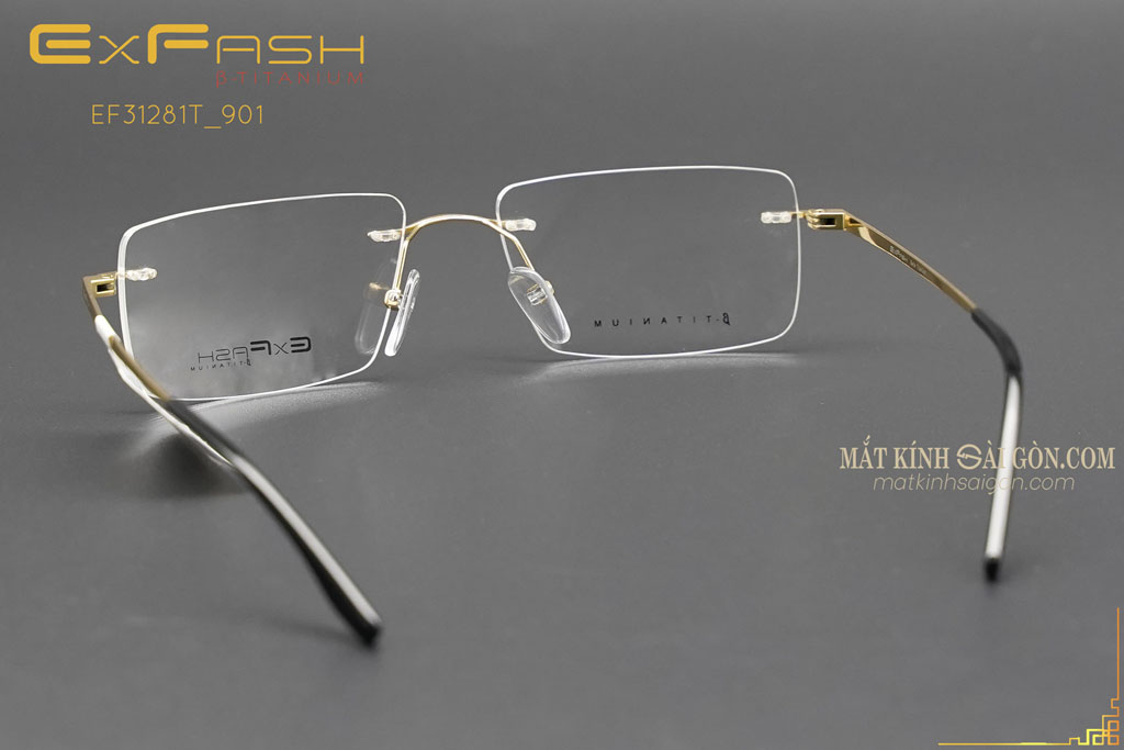 Gọng Kính Khoan Exfash EF31281T 901 - Hình 3
