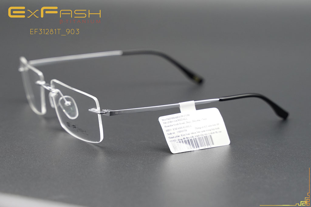 Gọng Kính Khoan Exfash EF31281T 903 - Hình 5