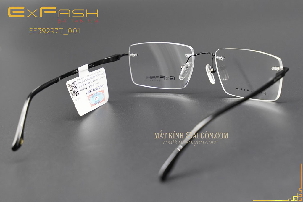 Gọng Kính Khoan Exfash EF39297T 001 - Hình 4