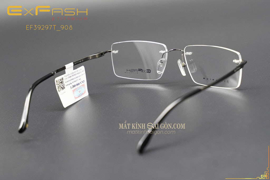 Gọng Kính Khoan Exfash EF39297T 908 - Hình 4