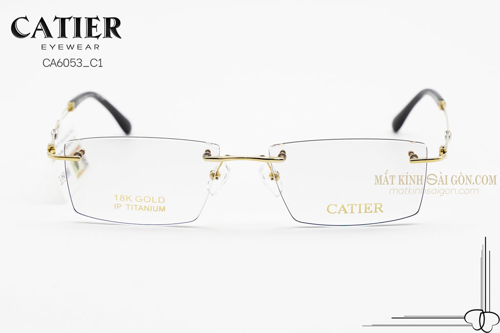Gọng Kính Khoan Catier CA6053 C1 - Hình 3