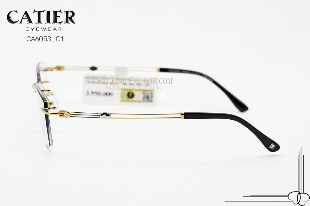 Gọng Kính Khoan Catier CA6053 C1 - Hình 7