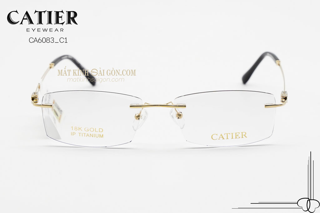 Gọng Kính Khoan Catier CA6083 C1 - Hình 3