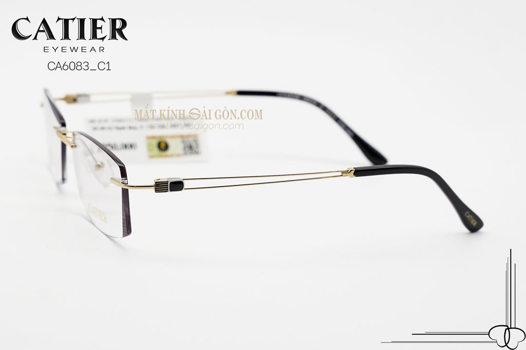 Gọng Kính Khoan Catier CA6083 C1 - Hình 6