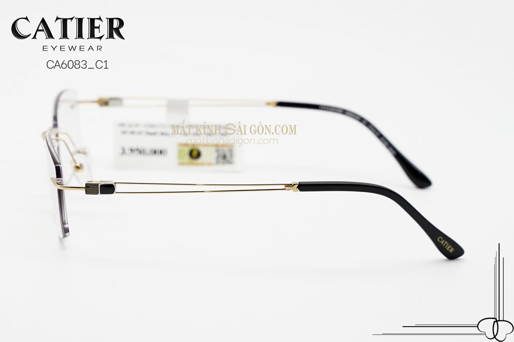 Gọng Kính Khoan Catier CA6083 C1 - Hình 7